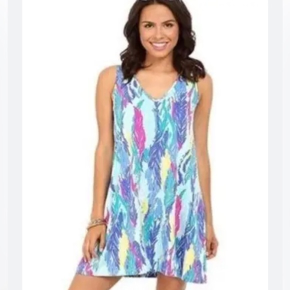 Lilly Pulitzer Bright Tropical Print Dress - Size S - Picture 3 of 9